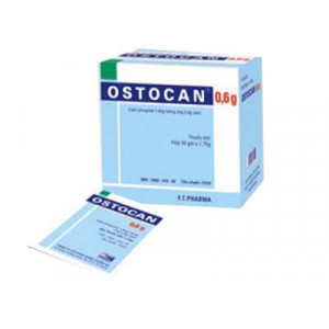 Thuốc điều trị tình trạng thiếu hụt canxi Ostocan 0.6g (30 gói/hộp)