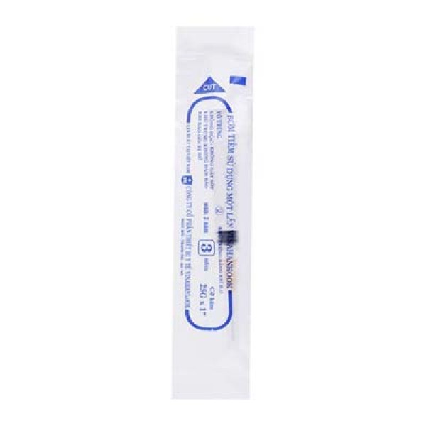 Bơm tiêm sử dụng một lần Vinahankook (3ml/cc)