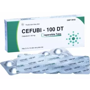 Cefubi - 100 DT (2 vỉ x 10 viên/hộp)