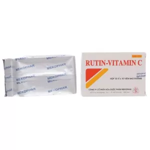 Rutin - Vitamin C (10 vỉ x 10 viên/hộp)