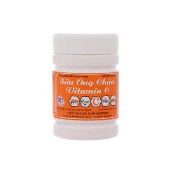 Kẹo ngậm Sữa Ong Chúa vitamin C (30 viên/lọ)