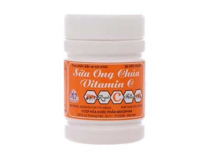 Kẹo ngậm Sữa Ong Chúa vitamin C (30 viên/lọ)