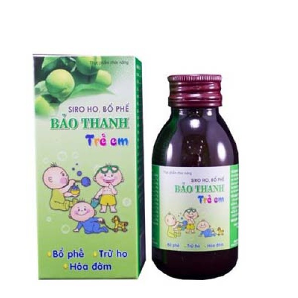 Thực phẩm bảo vệ sức khỏe bổ phế Siro Bảo Thanh Trẻ Em (100ml)