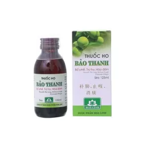 Thuốc bổ phế, trừ ho, hóa đờm Siro Bảo Thanh (125ml)