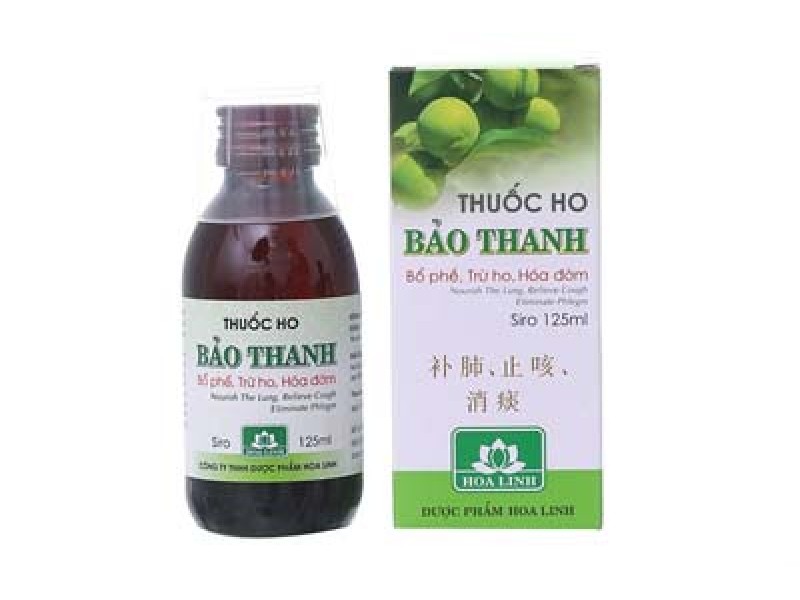 Thuốc bổ phế, trừ ho, hóa đờm Siro Bảo Thanh (125ml)
