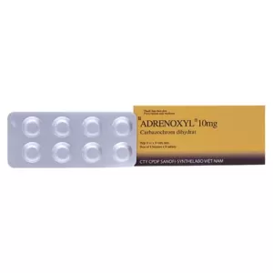 Thuốc cầm máu Adrenoxyl 10mg (8 vỉ x 8 viên/hộp)
