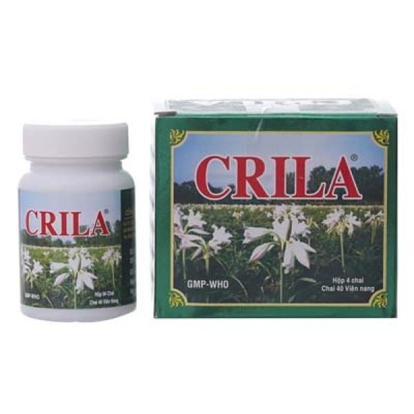 Thuốc điều trị u xơ tử cung & phì đại lành tính tuyến tiền liệt Crila (40 viên/chai)