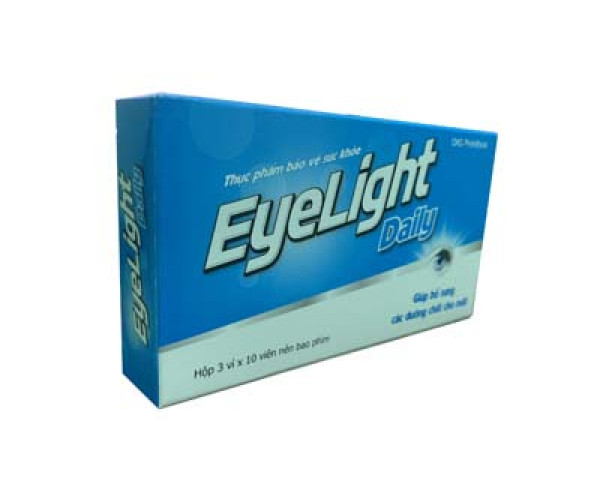 Thực phẩm bảo vệ sức khỏe tăng cường thị lực cho mắt Eyelight Daily (30 viên/hộp)