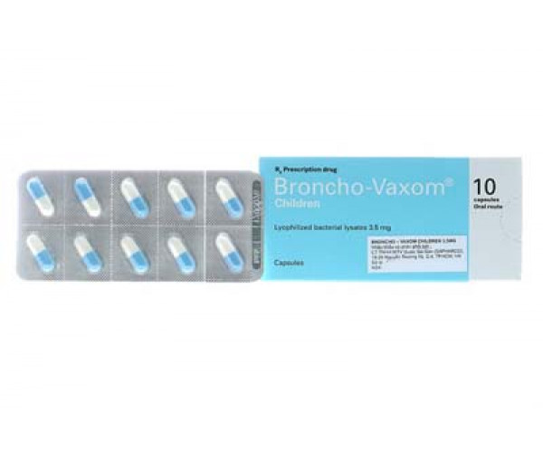 Thuốc tăng cường hệ miễn dịch Broncho-Vaxom 7mg (10 viên/hộp)
