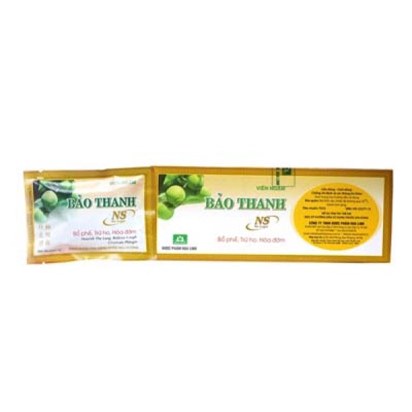 Viên ngậm Bảo Thanh không đường (20 vỉ x 5 viên/hộp)