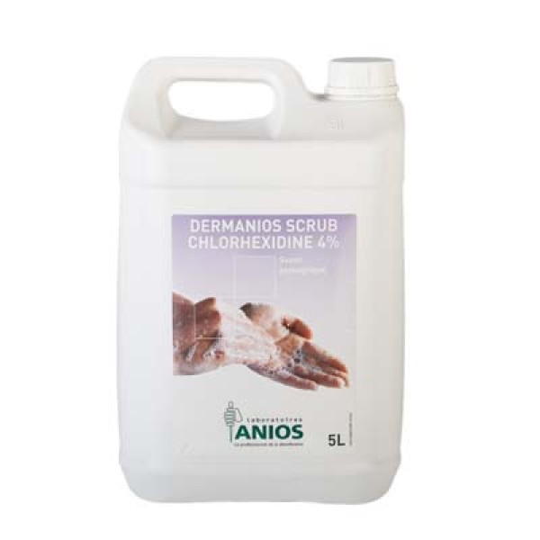 Dung dịch rửa tay phẫu thuật Demanios Scrub Chlorhexidine 4% (Chai 5 Lít)
