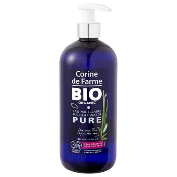 Nước tẩy trang hữu cơ cho da nhạy cảm Bio Organic Micellar Water Pure Corine de Farme (500ml)