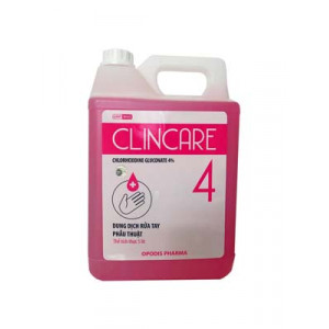 Dung dịch rửa tay phẫu thuật ClinCare 4 (Chai 5 lít)