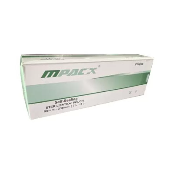 Self-sealling Sterilization pouch Mpack 90mm x 230mm (200 pcs/box)