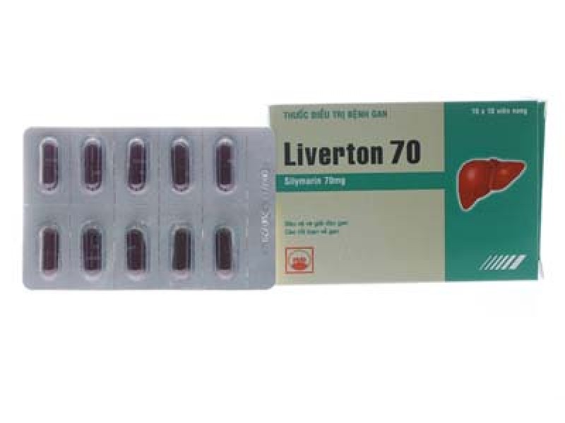 Thuốc điều trị bệnh gan Liverton 70 (10 vỉ x 10 viên/hộp)