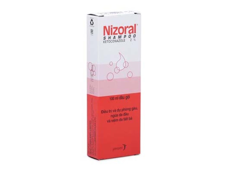 Dầu gội phòng và điều trị gàu, ngứa da đầu, viêm da tiết bã Nizoral Shampoo 2% (100ml)