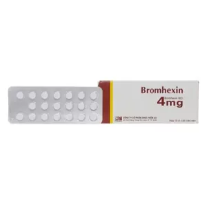 Bromhexin 4mg F.T Pharma (10 vỉ x 20 viên/hộp)