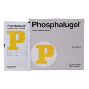 Thuốc điều trị đau dạ dày, giảm độ axit của dạ dày Phosphalugel (26 gói/hộp)
