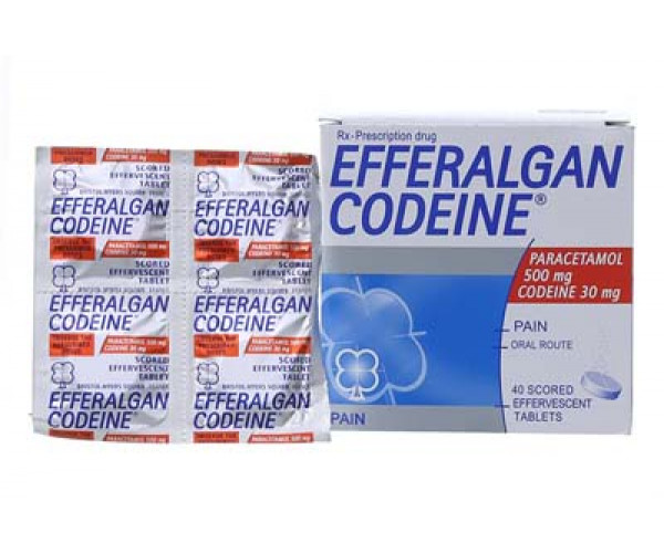 Thuốc giảm đau, hạ sốt Efferalgan Codeine (10 vỉ x 4 viên/hộp)