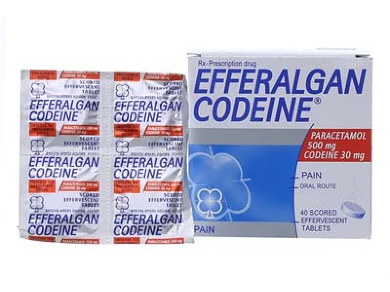Thuốc giảm đau, hạ sốt Efferalgan Codeine (10 vỉ x 4 viên/hộp)