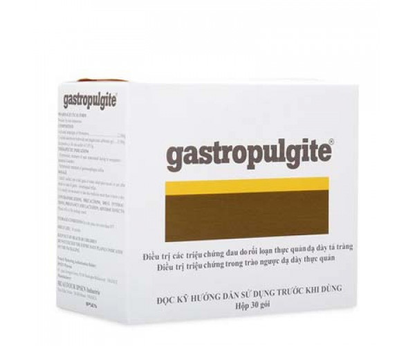 Thuốc điều trị các chứng đau do rối loạn dạ dạy – tá tràng Gastropulgite (30 gói/hộp)