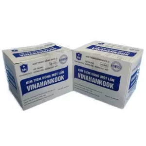 Đầu kim tiêm vô trùng Vinahankook 18G (100 chiếc/hộp)