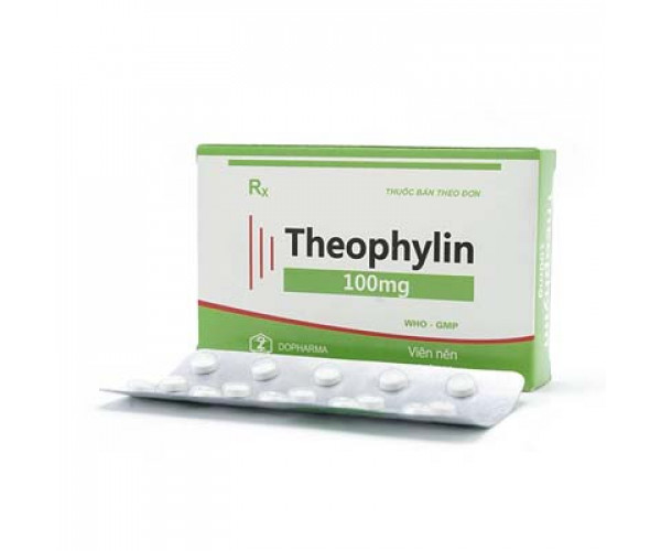 Thuốc điều trị hen phế quản Theophylin 100mg (2 vỉ x 15 viên/hộp)