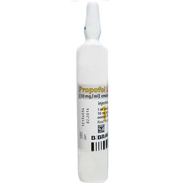 Propofol-Lipuro 1% (5 ampoules x 20ml/box)