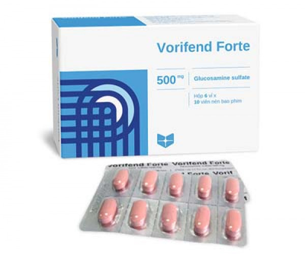 Thuốc trị thoái hóa xương khớp Vorifend Forte (6 vỉ x 10 viên/hộp)