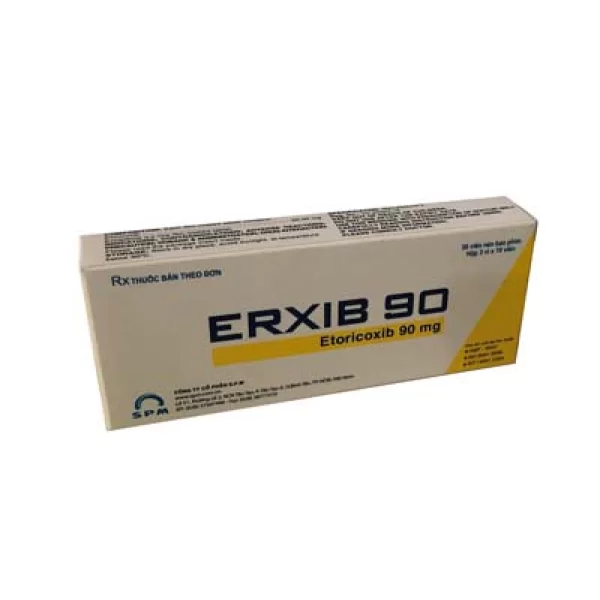 Erxib 90 mg (3 blisters x 10 tablets/box)