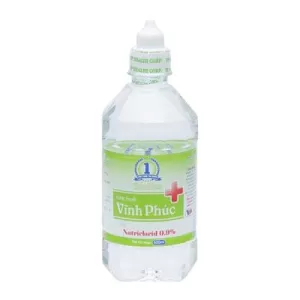 Nước muối sinh lý Vĩnh Phúc Natriclorid 0.9% (500ml)