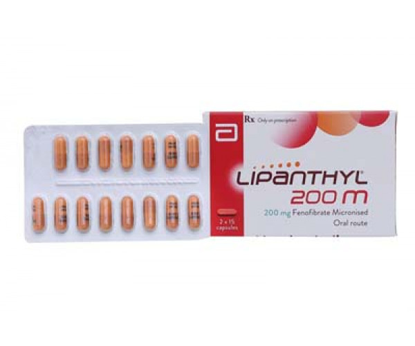 Thuốc điều trị mỡ máu Lipanthyl 200m (2 vỉ x 15 viên/hộp)