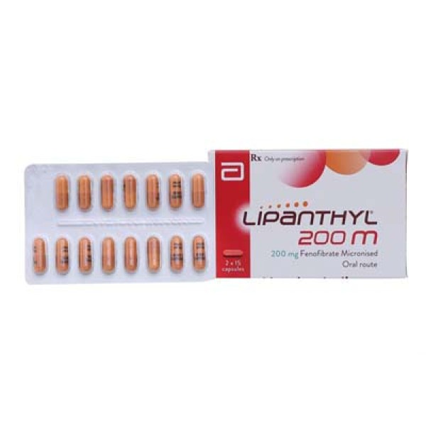 Thuốc điều trị mỡ máu Lipanthyl 200m (2 vỉ x 15 viên/hộp)
