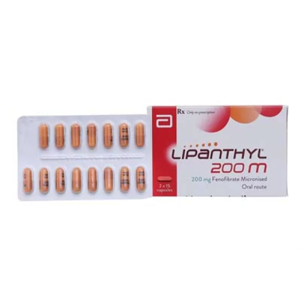 Lipanthyl 200m (2 blisters x 15 capsules/box)