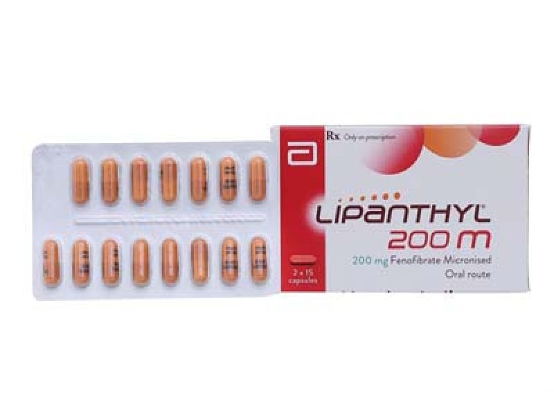 Thuốc điều trị mỡ máu Lipanthyl 200m (2 vỉ x 15 viên/hộp)