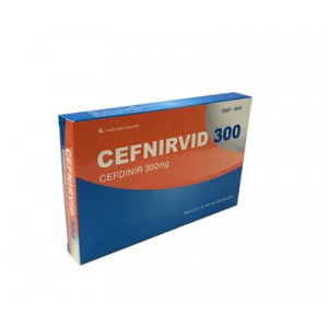 Thuốc kháng sinh Cefnirvid 300mg (2 vỉ x 10 viên/hộp)
