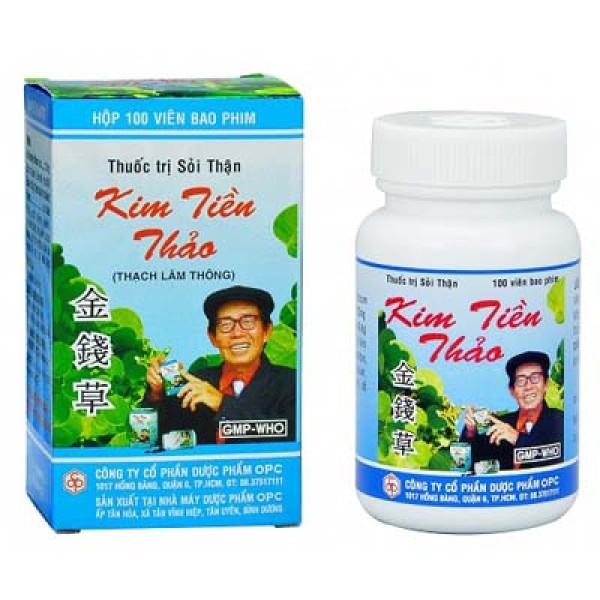 Thuốc điều trị tan sỏi mật Kim Tiền Thảo OPC (viên bao phim)