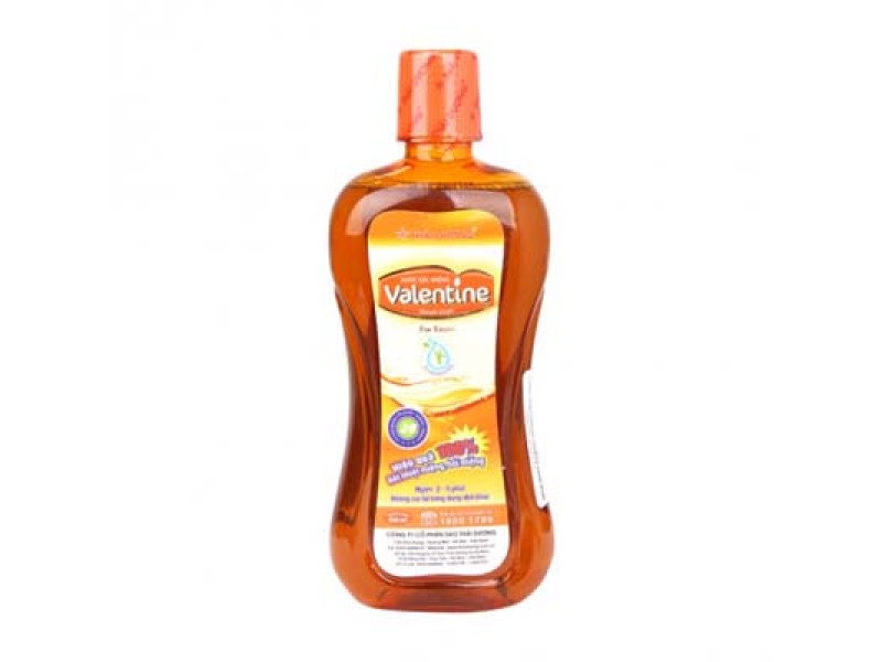 Nước súc miệng Thái Dương Valentine (500ml)