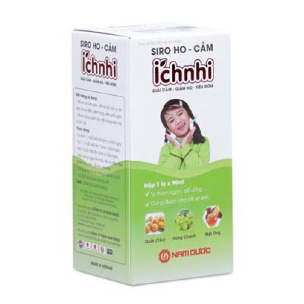 Siro trị ho, cảm Ích Nhi Nam Dược (90ml)
