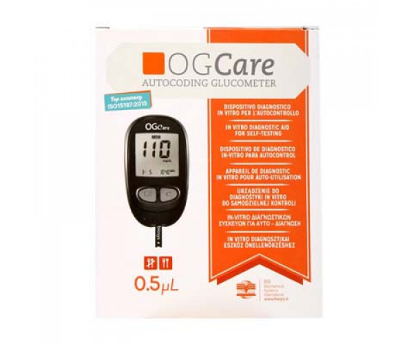 Máy đo đường huyết cá nhân OGCare + Tặng kèm 25 que thử