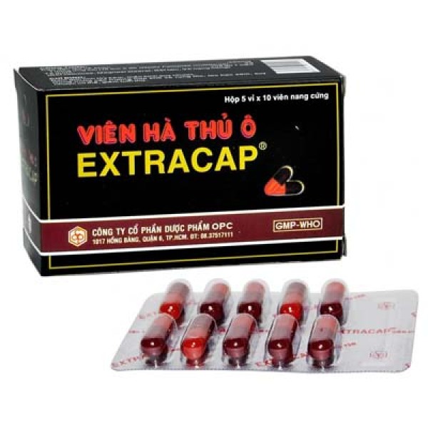 Thuốc giúp đen tóc, giảm rụng tóc, giảm suy nhược cơ thể Extracap OPC 