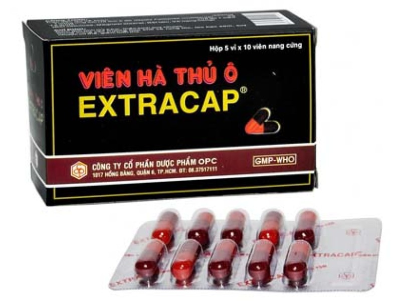 Thuốc giúp đen tóc, giảm rụng tóc, giảm suy nhược cơ thể Extracap OPC 