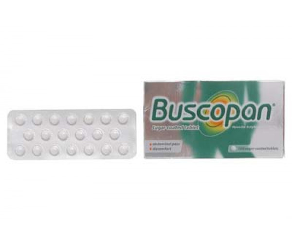 Thuốc chống co thắt Buscopan 10mg (5 vỉ x 20 viên/hộp)