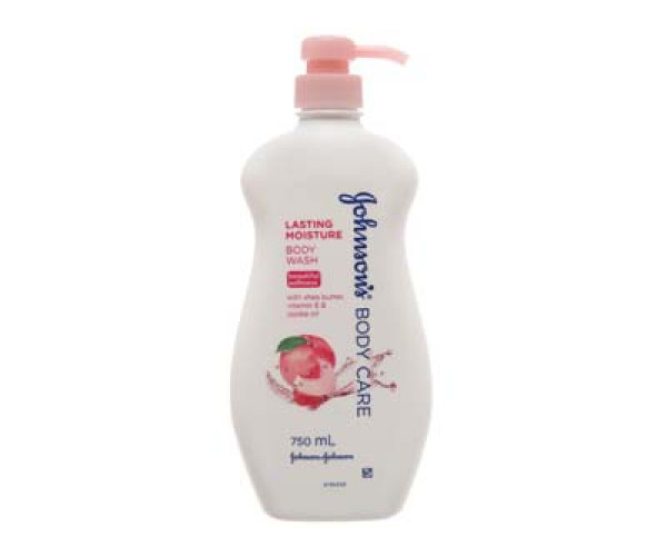 Sữa tắm Johnson's Body Care dưỡng ẩm bơ hạt mỡ hương đào (Chai 750ml)