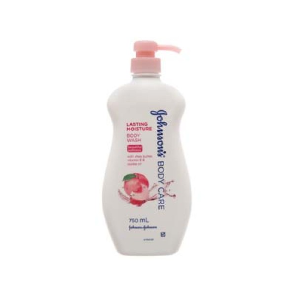 Sữa tắm Johnson's Body Care dưỡng ẩm bơ hạt mỡ hương đào (Chai 750ml)