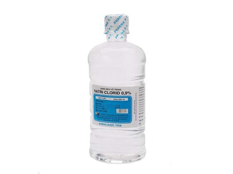 Dung dịch vô trùng  Natri Clorid 0.9% F.T.Pharma (500ml)