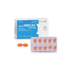 Thuốc điều trị loãng xương Imecal (3 vỉ x 10 viên/hộp)