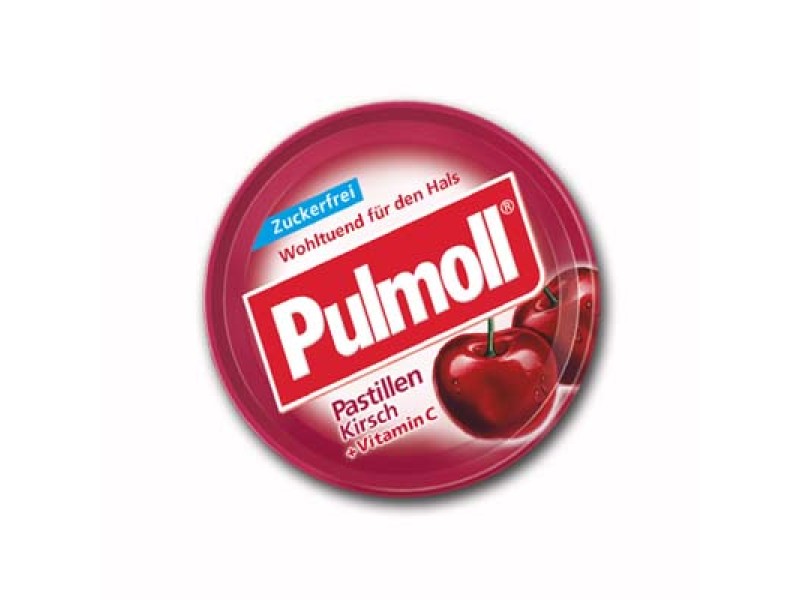 Kẹo ngậm ho Pulmoll Pastillen Kirsch + Vitamin C (50g)