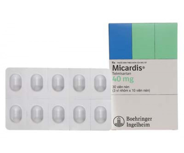 Thuốc điều trị cao huyết áp Micardis 40mg (3 vỉ x 10 viên/hộp)