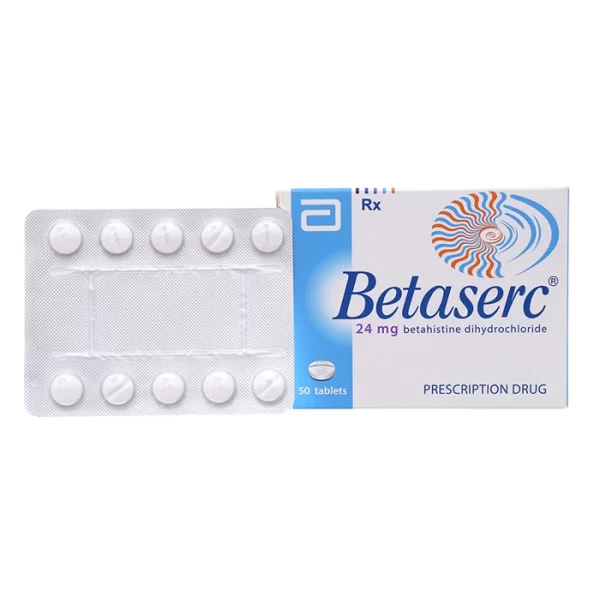 Betaserc 24mg (5 blisters x 10 tablets/box)